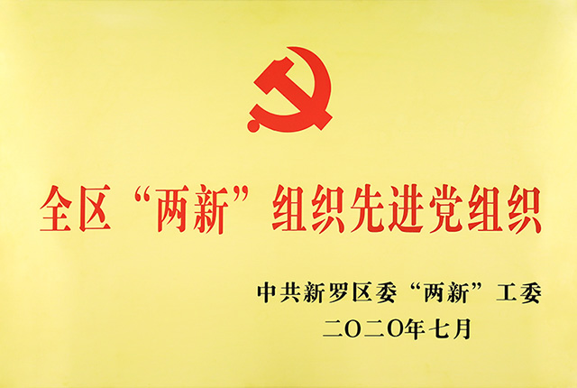 全区“两新”组织先进党组织